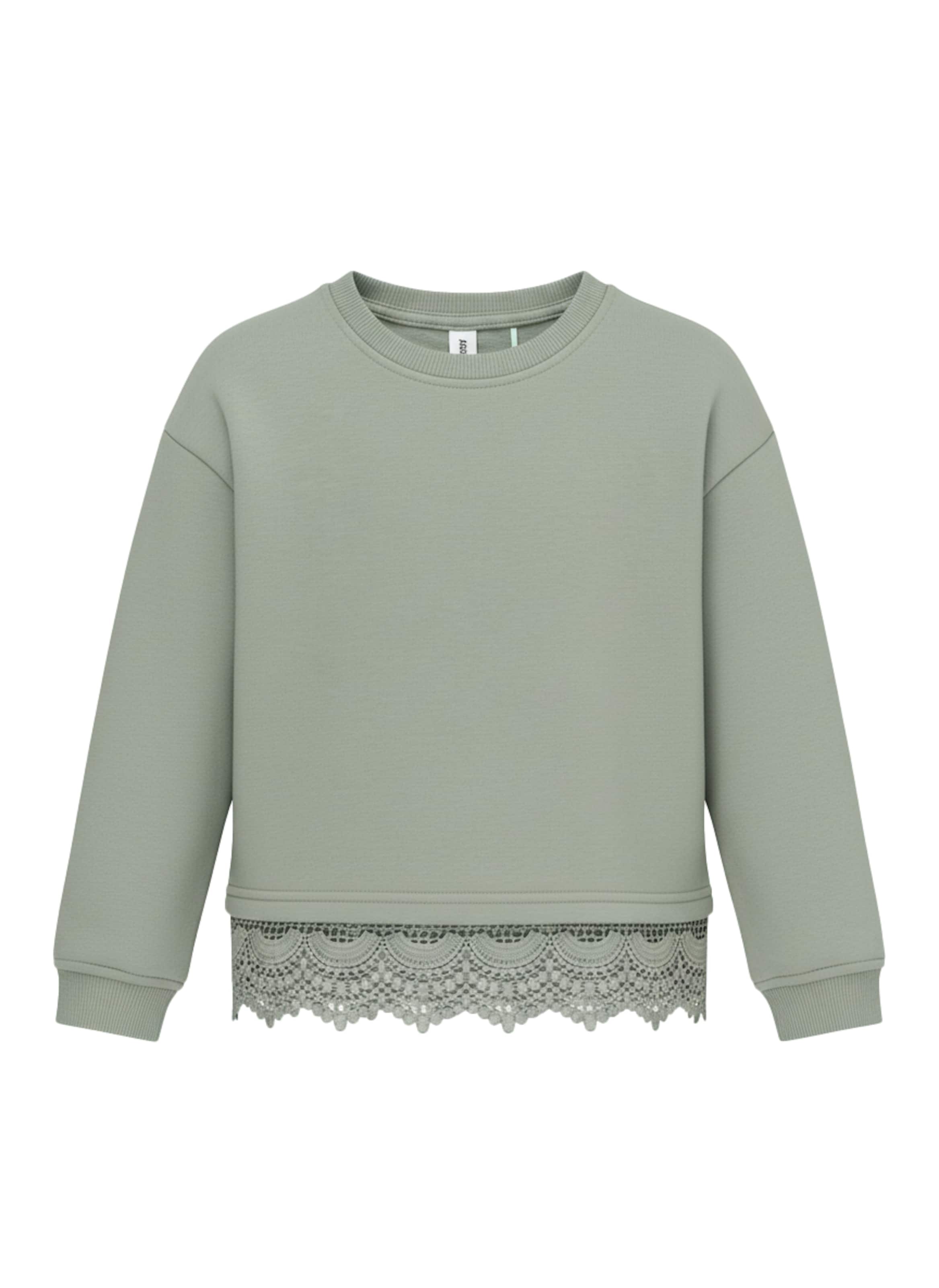 žalia ABOUT YOU Megztinis be užsegimo: priekis