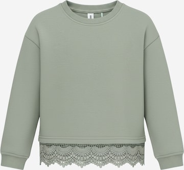 žalia ABOUT YOU Megztinis be užsegimo: priekis