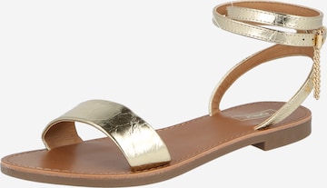 ONLY Sandals 'MELLY' in Gold: front