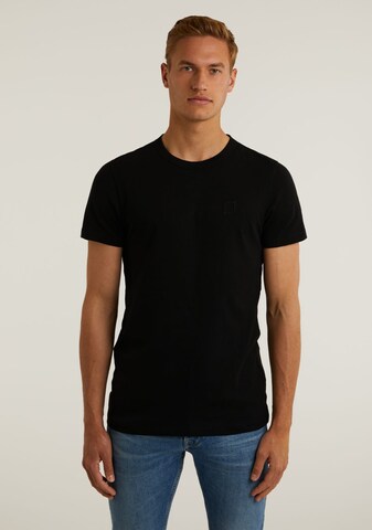 CHASIN' Shirt 'Base-B' in Schwarz: Vorderseite