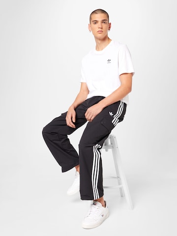 ADIDAS ORIGINALS Loosefit Παντελόνι φόρμας 'Adicolor Classics' σε μαύρο