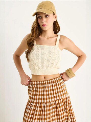 Bianco Lucci - Top de malha em bege