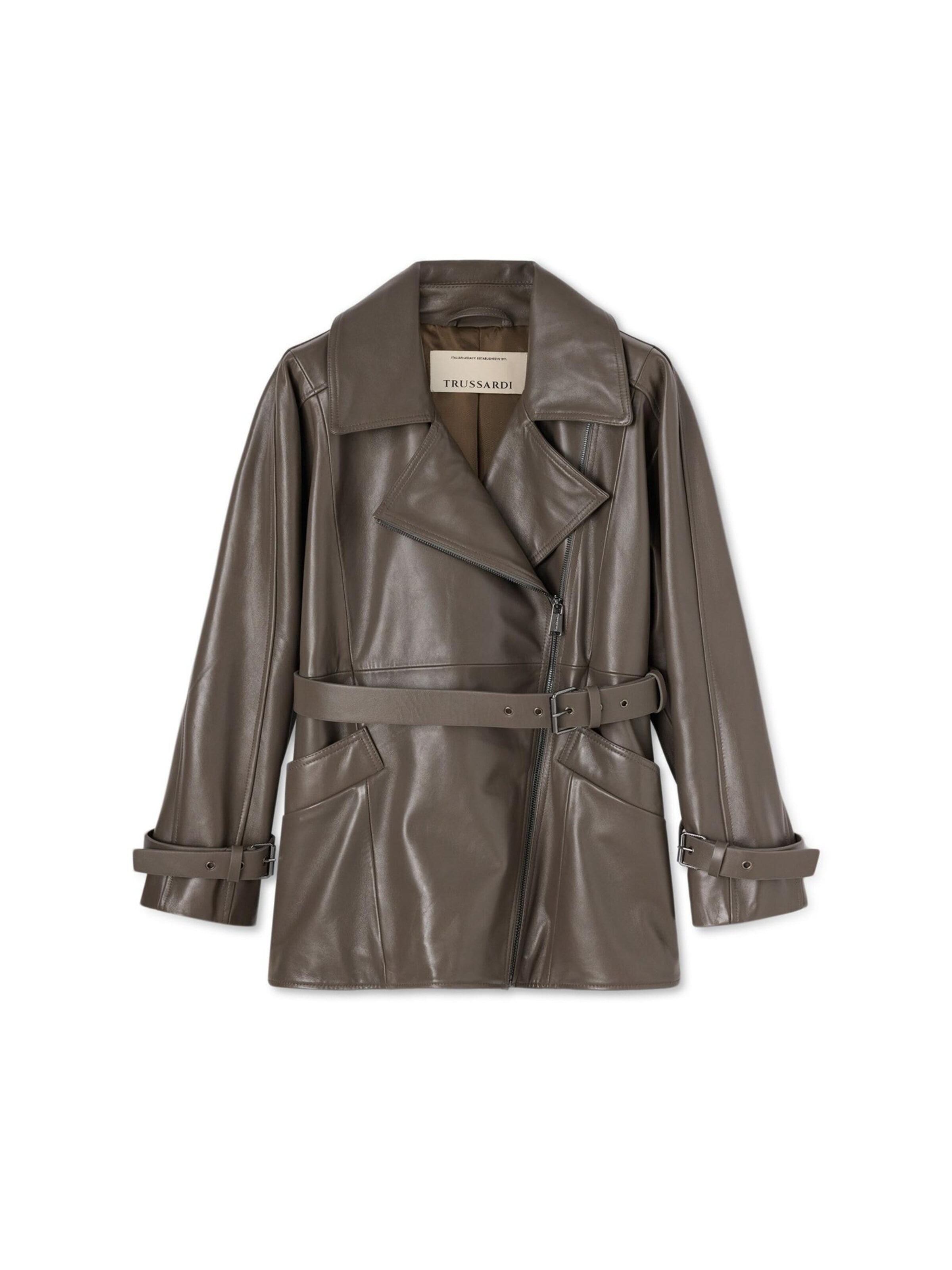 Cappotto invernale di Trussardi in verde: frontale