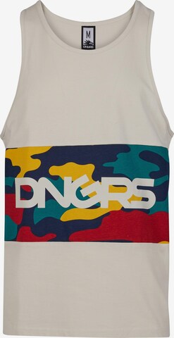 Maglietta di Dangerous DNGRS in beige: frontale