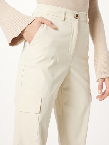 Regular Pantalon cargo 'SILLE' PIECES en blanc