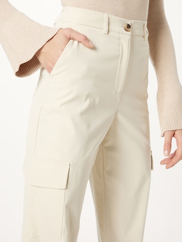 PIECES Regular Cargo Pants 'SILLE' in White