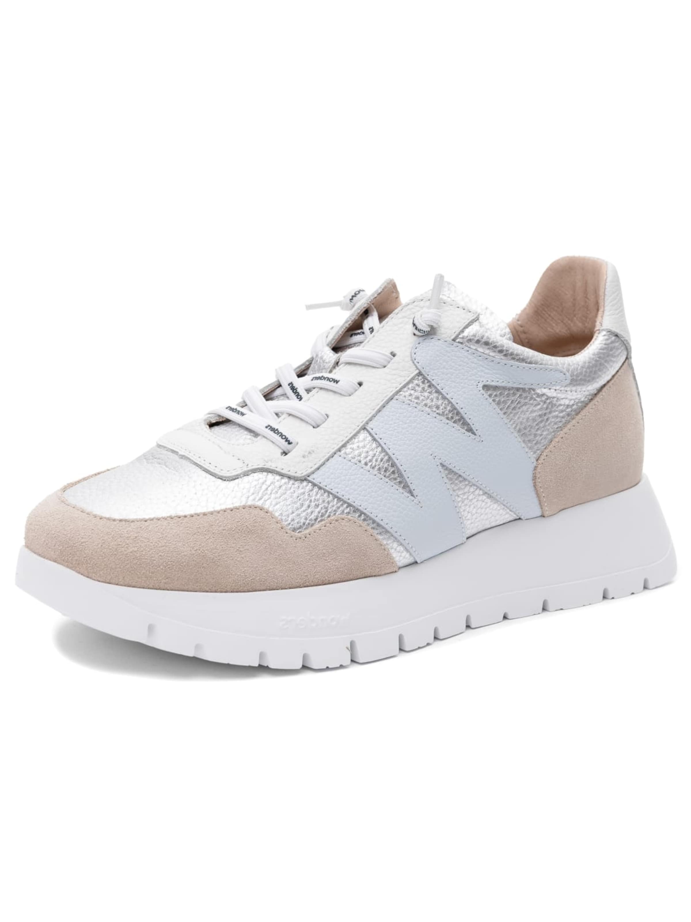 Wonders Sneakers 'A-24101-BEIGE' in Yellow: front