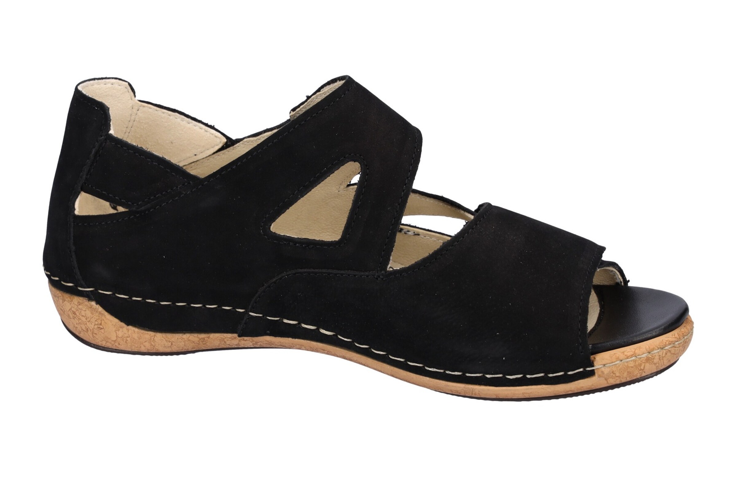 WALDLÄUFER Sandals 'Heliett' in Black