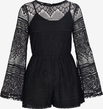 faina Jumpsuit in Schwarz: Vorderseite