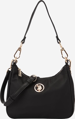 U.S. POLO ASSN. Shoulder Bag 'Houston' in Black: front