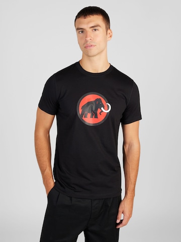 MAMMUT - Camiseta funcional 'Core Classic' en negro: frente