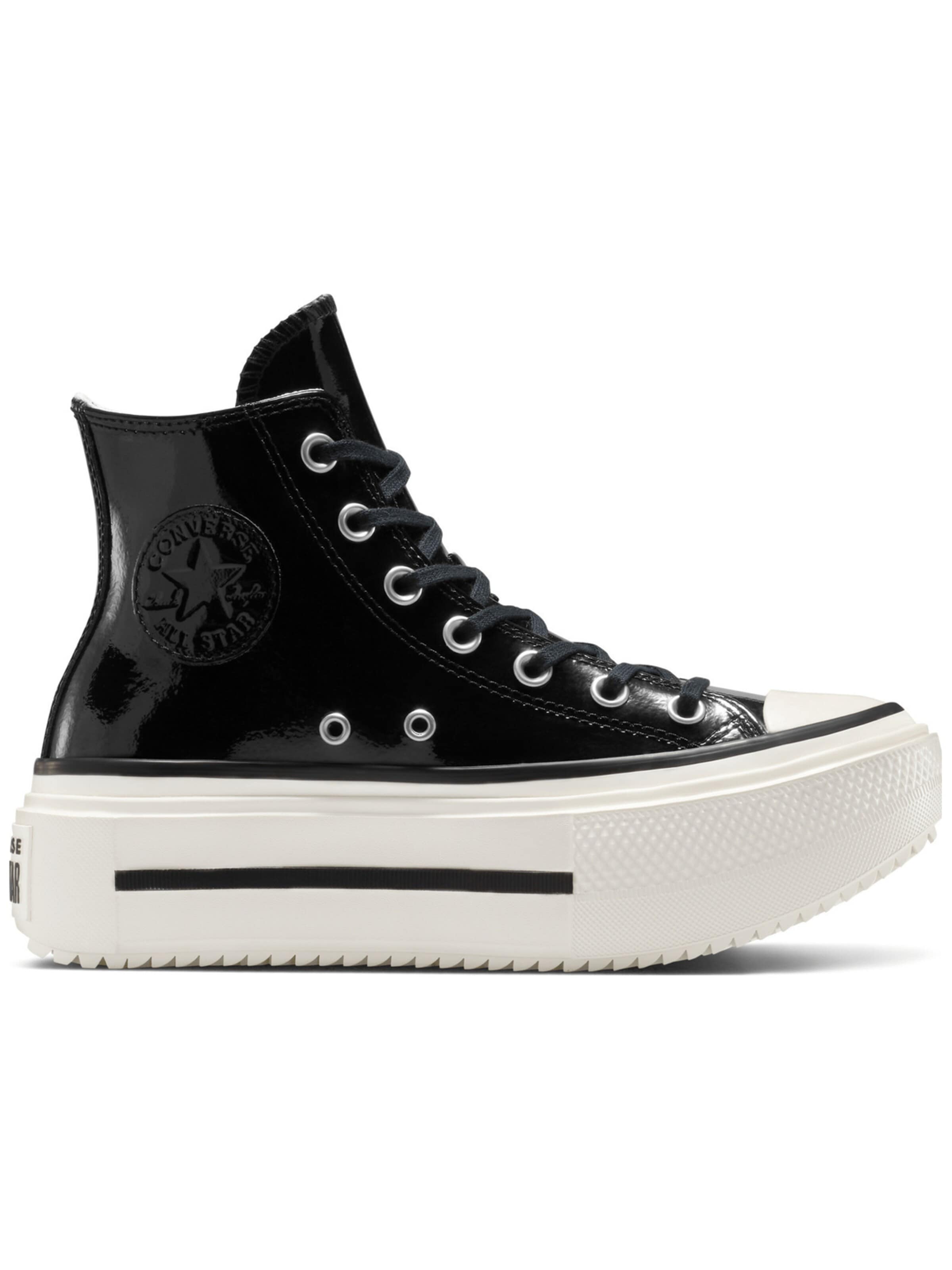 Baskets hautes 'CTAS LIFT DOUBLE STACK' CONVERSE en noir : devant