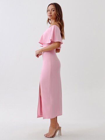 Robe 'ELLY' Tussah en rose