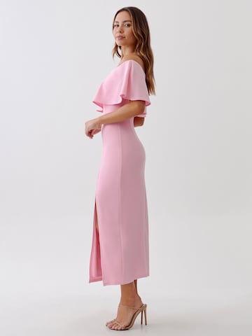 Tussah Dress 'ELLY' in Pink