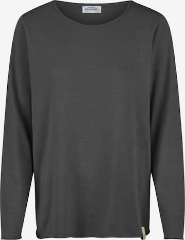 Cotton Candy Langarmshirt in Schwarz: Vorderseite