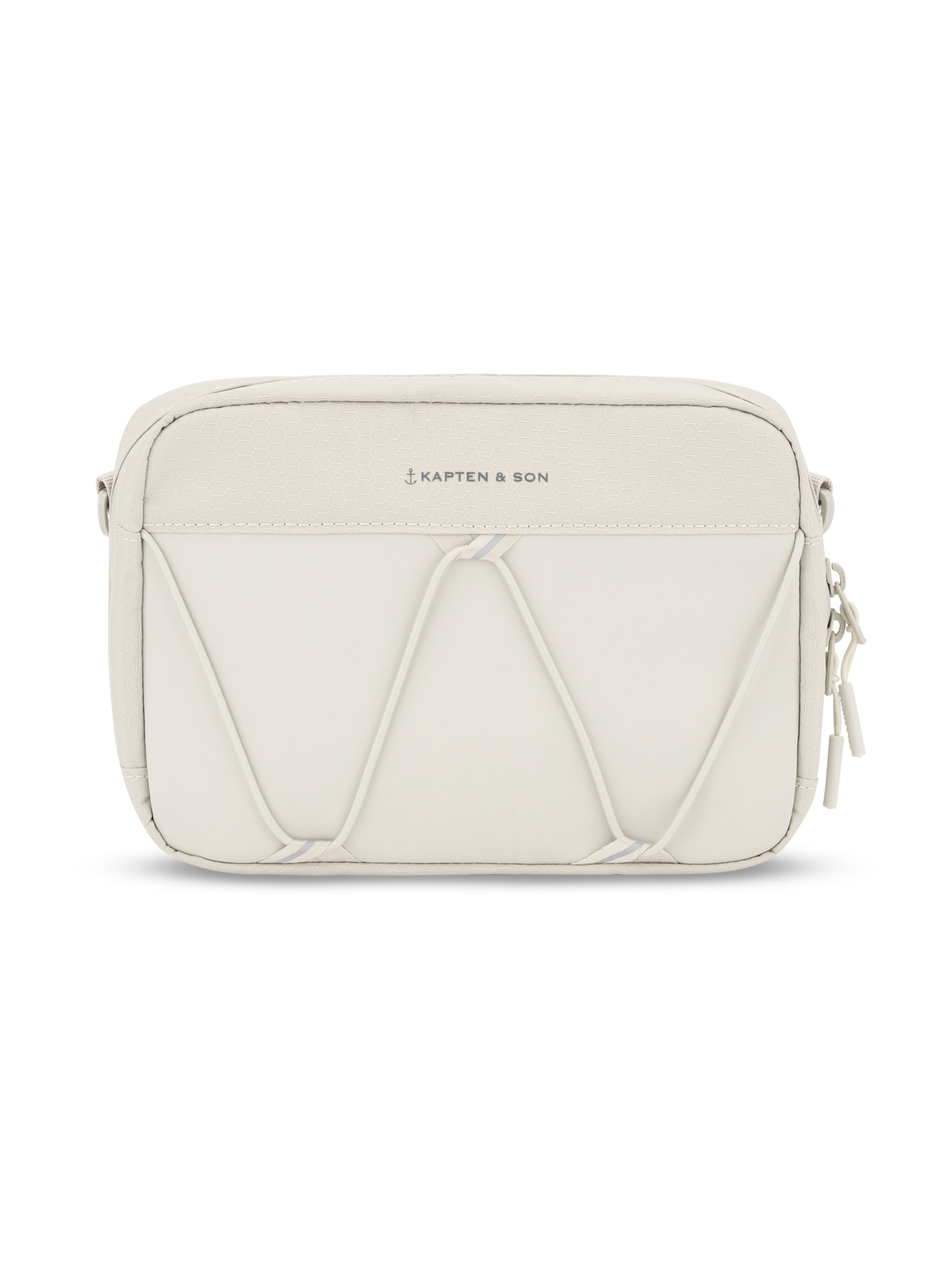 Kapten & Son Taška přes rameno 'Banff' – béžová: přední strana