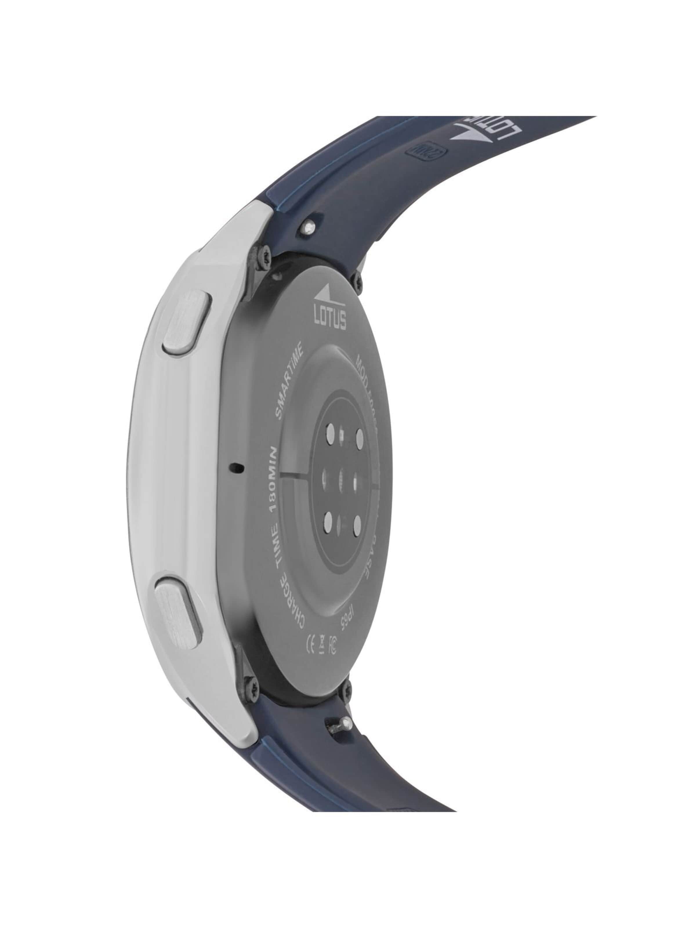 Montre digitale Lotus en argent