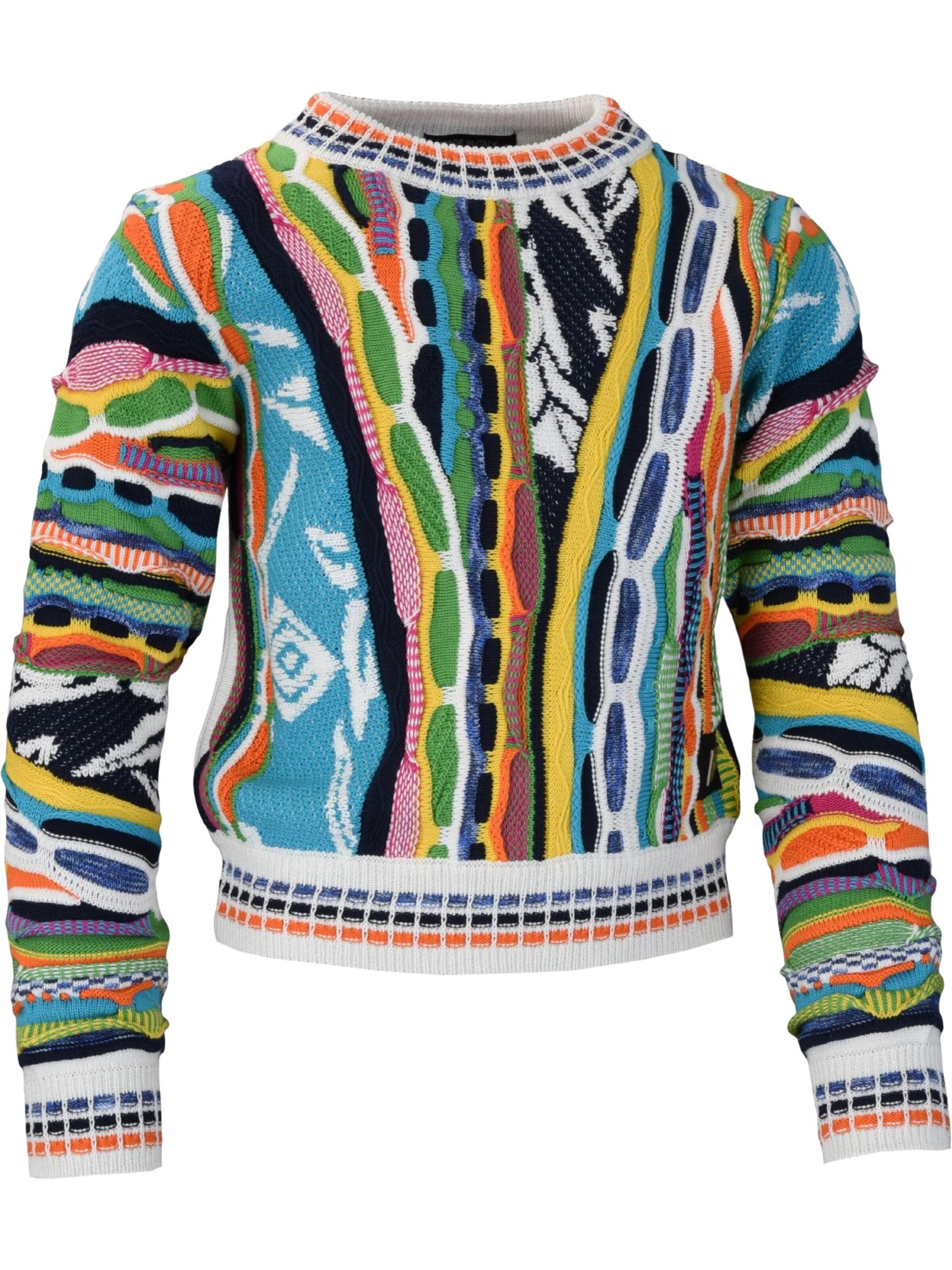 Pull-over ' Casassa ' Carlo Colucci en mélange de couleurs : devant