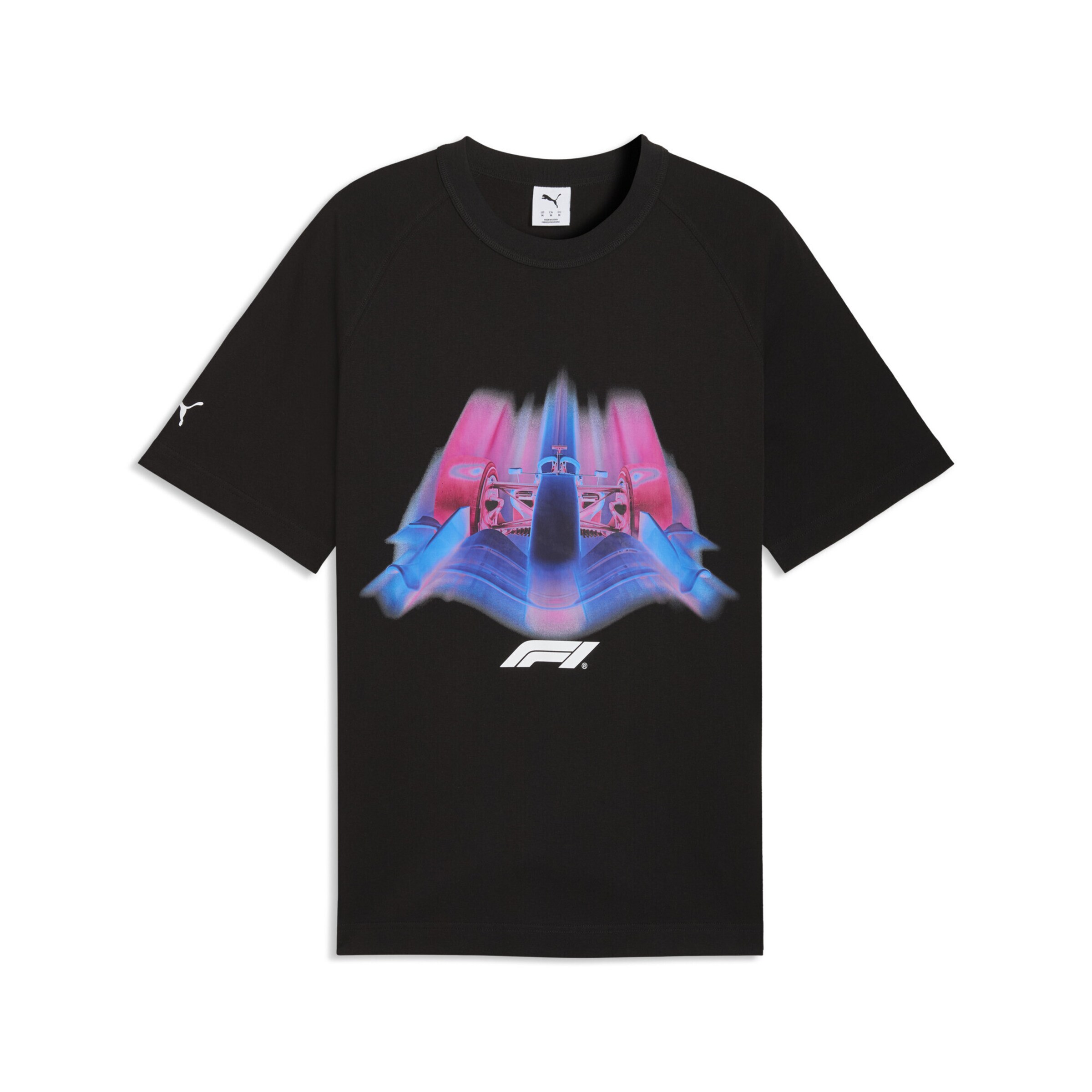 PUMA Shirt 'F1®' in Zwart: voorkant
