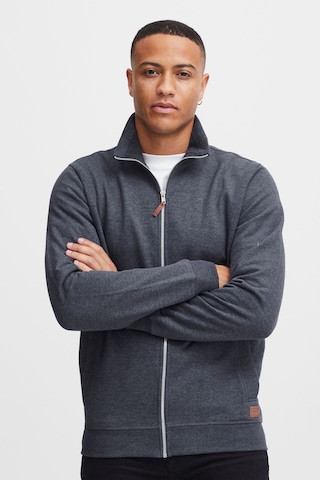 BLEND Zip-Up Hoodie 'Alio' in Grey: front