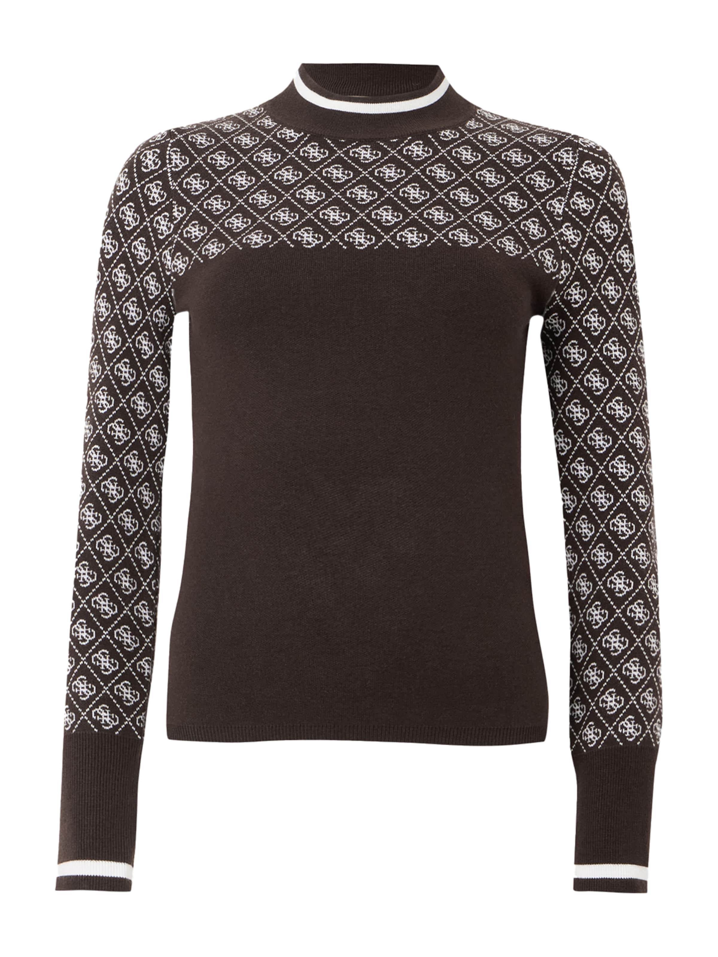 GUESS Svetr – hnědá: přední strana