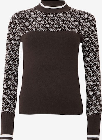 GUESS Свитер в Коричневый: спереди