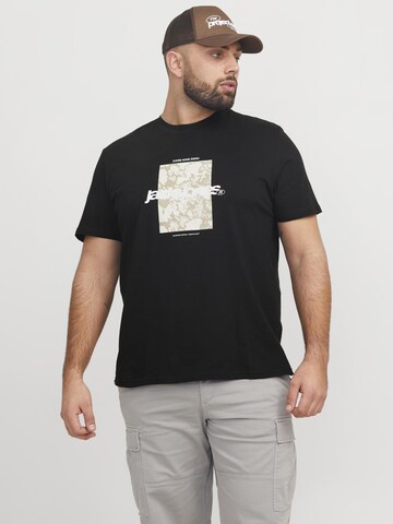 Jack & Jones Plus Shirt in Black: front