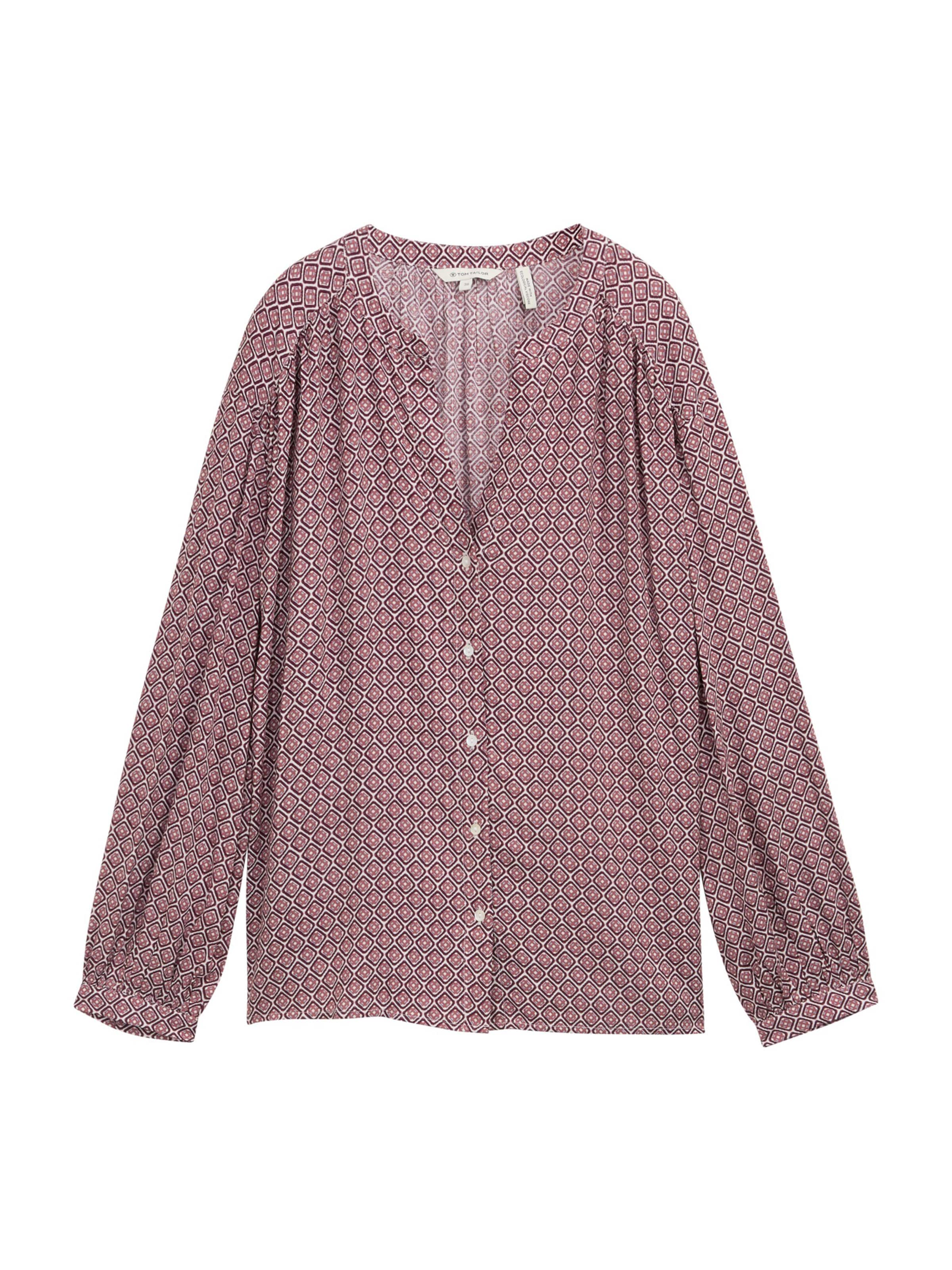 sarkans TOM TAILOR Blūze: no priekšpuses