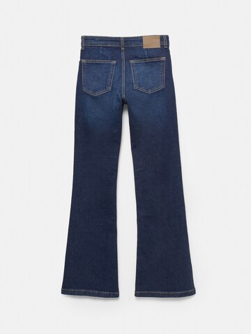 évasé Jean Pull&Bear en bleu