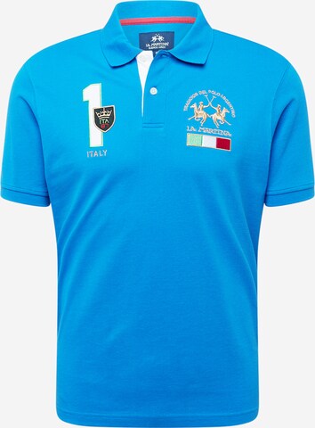 La Martina Shirt in Blauw: voorkant