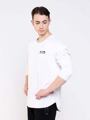 neverover - Camiseta funcional en blanco