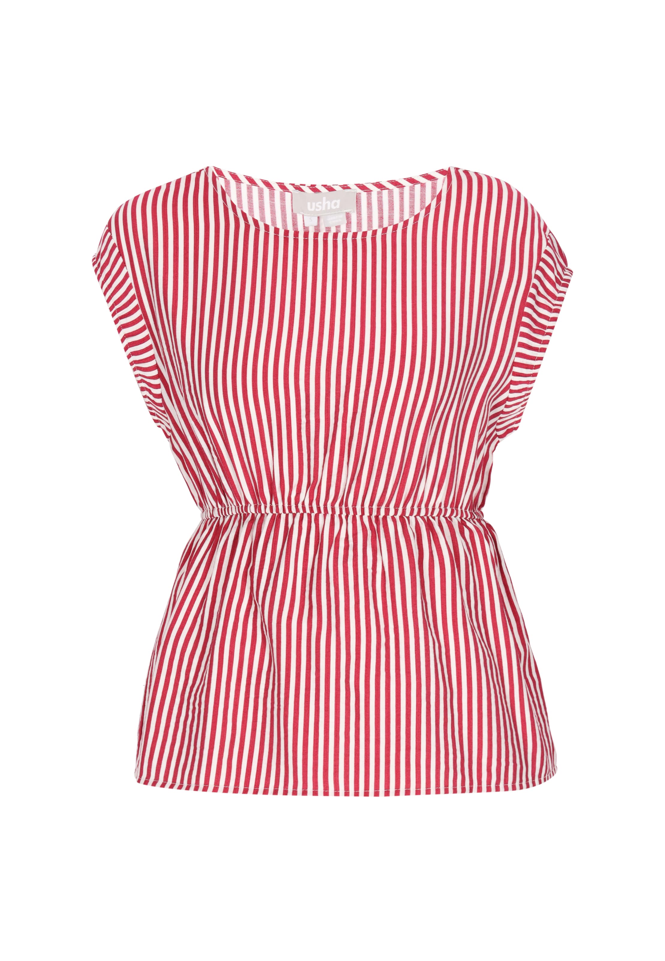 Chemisier Usha en rouge : devant