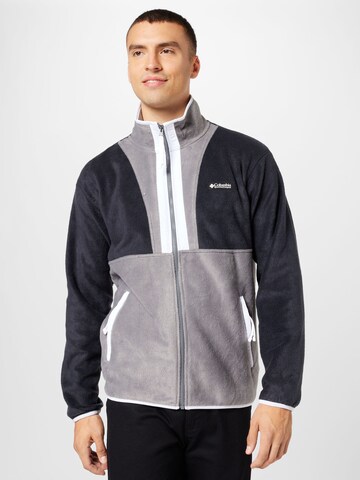 COLUMBIA - Chaqueta polar funcional 'Back Bowl' en gris: frente