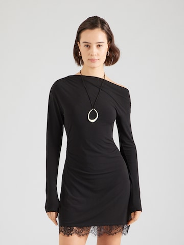 ABOUT YOU Kleid 'Elenia' in Schwarz: Vorderseite