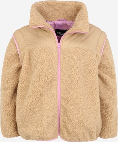 Pieces Petite Övergångsjacka 'Fawna' i beige, Produktvy