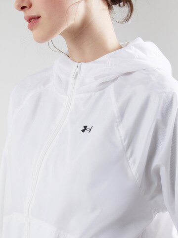 Veste de sport UNDER ARMOUR en blanc