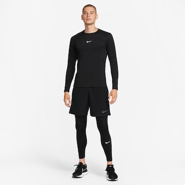 NIKE Skinny Workout Pants 'Pro' in Black