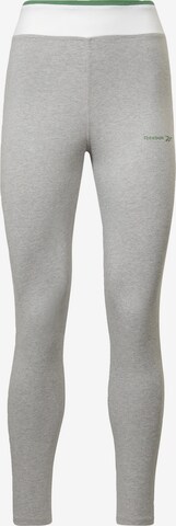 Reebok - Skinny Pantalón deportivo en gris: frente