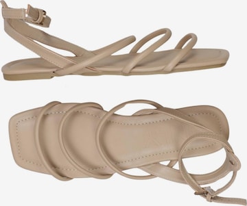ONLY Sandalen 37 in Beige: Vorderseite