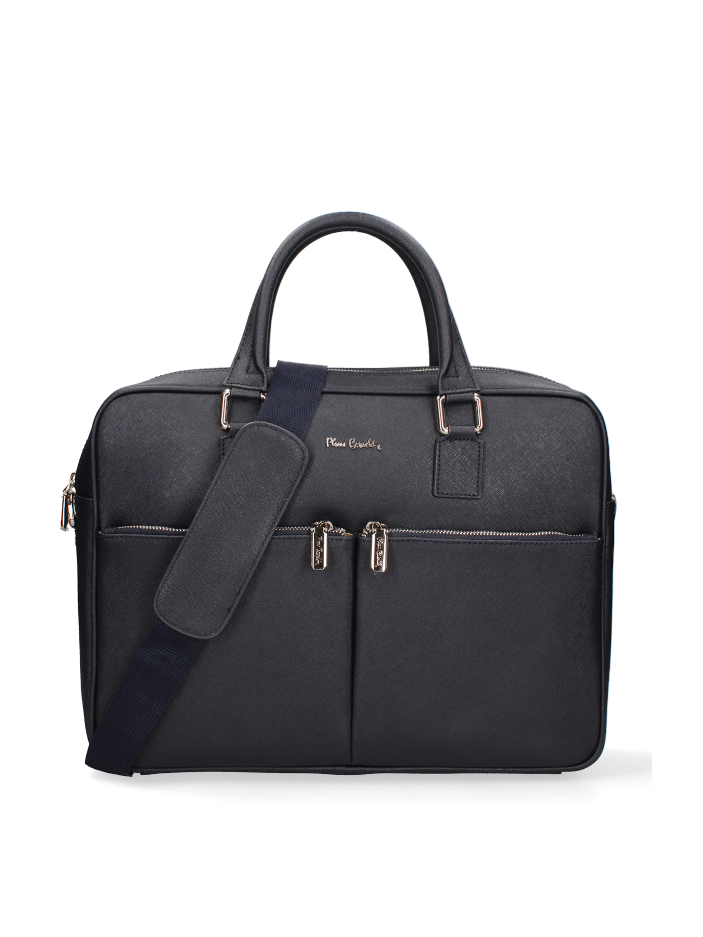 Porte-documents PIERRE CARDIN en bleu : devant