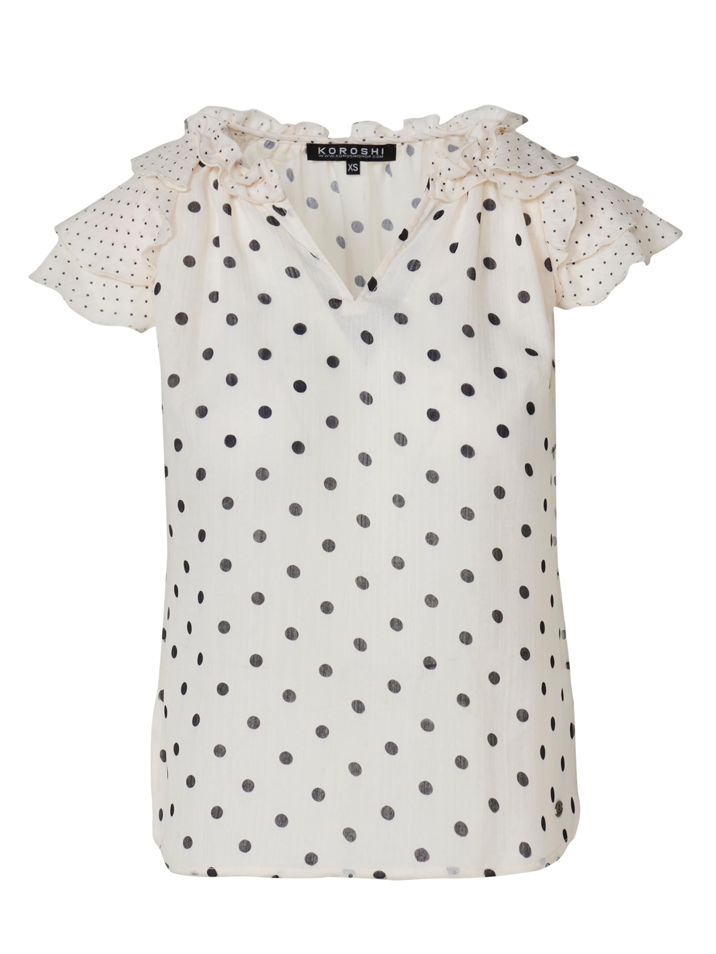 KOROSHI Blus i vit: framsida