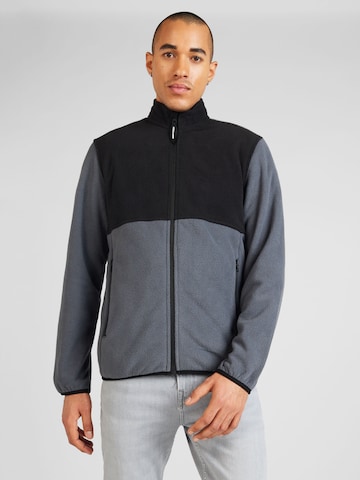 JACK & JONES Fleece Jacket 'FIRE' in Blue: front