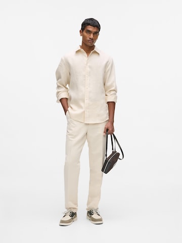 Karl Lagerfeld Средняя посадка Рубашка в Бежевый