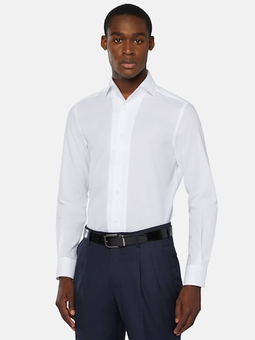 Boggi Milano Regular fit Skjorta i vit: framsida