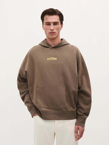 Scalpers Sweatshirt in Brown: front