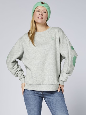 CHIEMSEE Sweatshirt in Grey: front