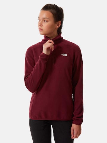 THE NORTH FACE Sportpullover 'Glacier' in Rot: predná strana