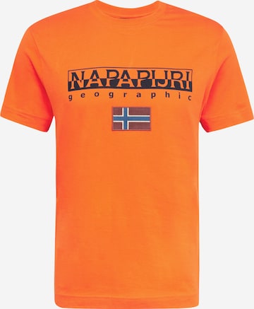 NAPAPIJRI Shirt 'AYAS' in Orange: front