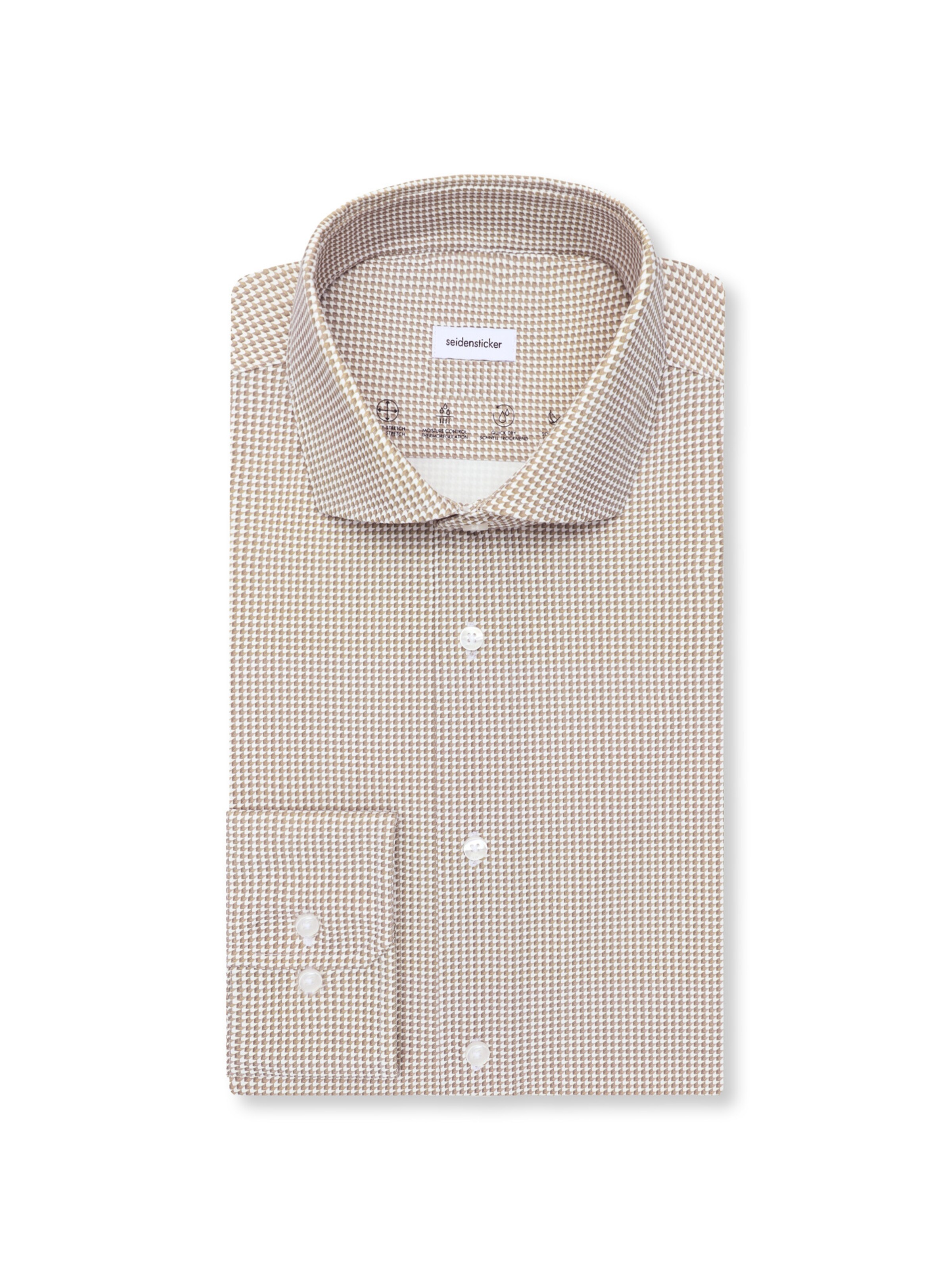 SEIDENSTICKER Regular fit Business shirt 'SMART PERFORMANCE' in Green