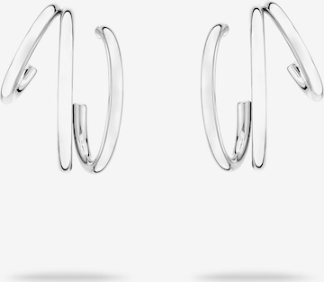 Echtzeit Earrings in Silver: front